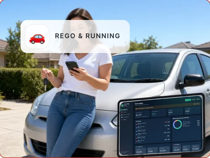 Car & Rego Costs app by SlateAndTally