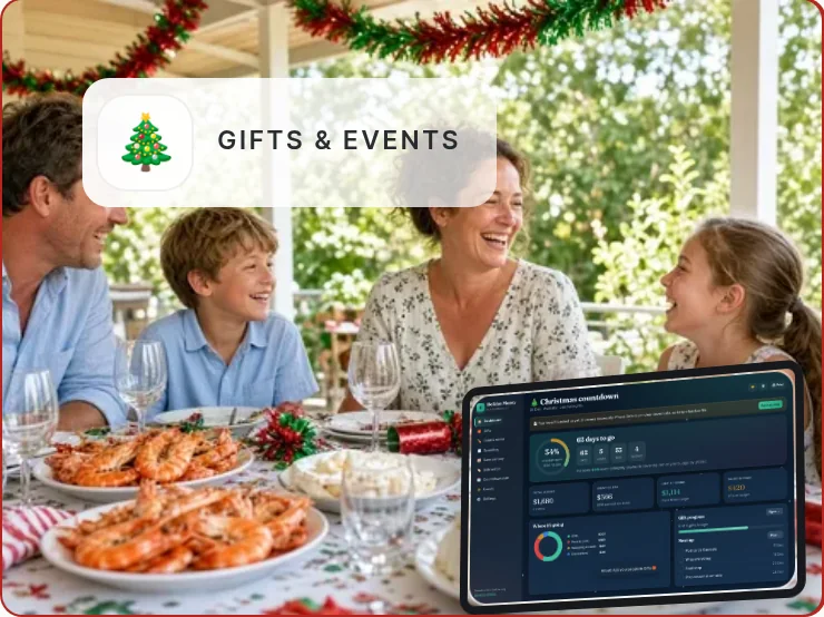 Christmas Planner app by SlateAndTally