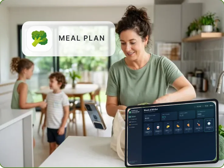 Meal & Grocery Budget app by SlateAndTally