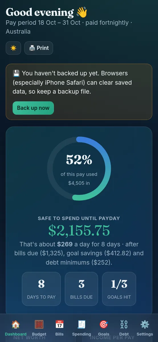 Slate Money HQ on a phone